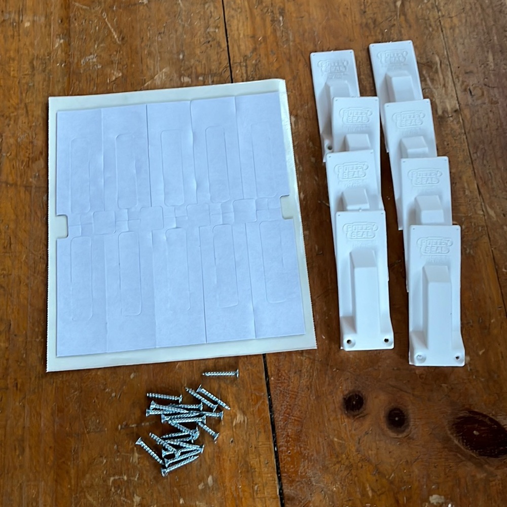 COPY - 10 plastic Old house window pulley covers.